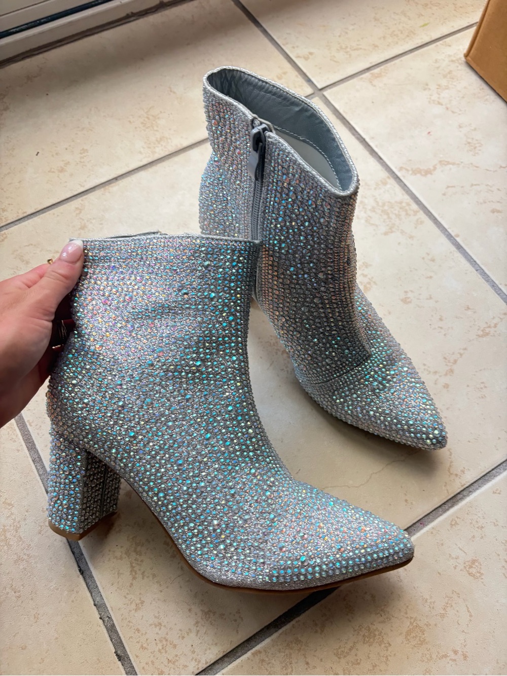 Rhinestone boots